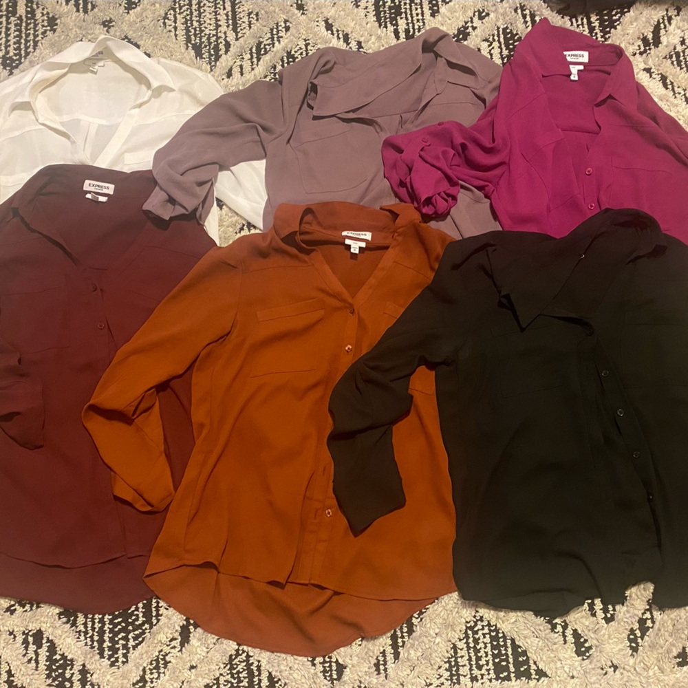 Slim Fit EXPRESS Portofino Shirts (6 total)